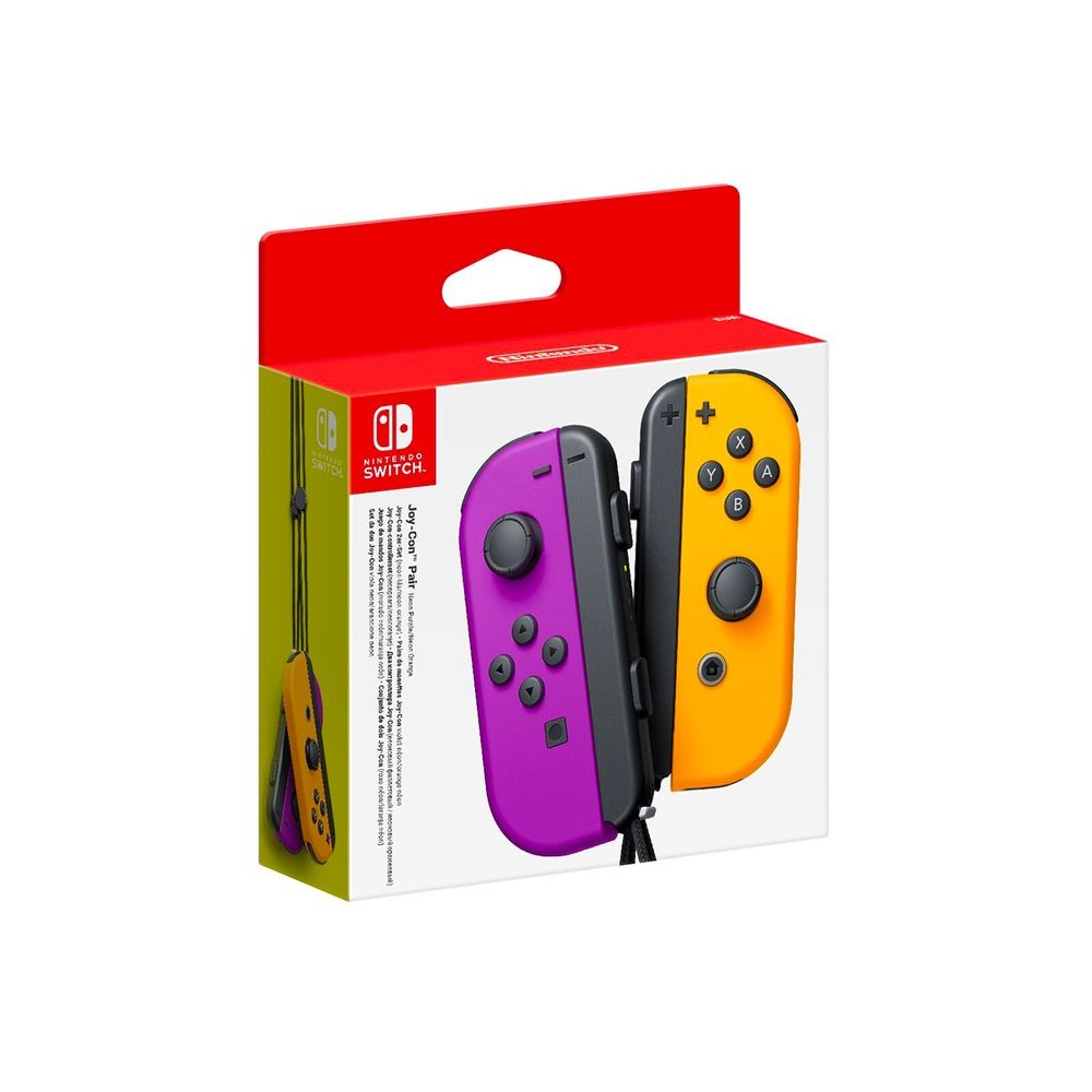 MANDO NINTENDO SWITCH JOYCON MORADO CON NARANJA